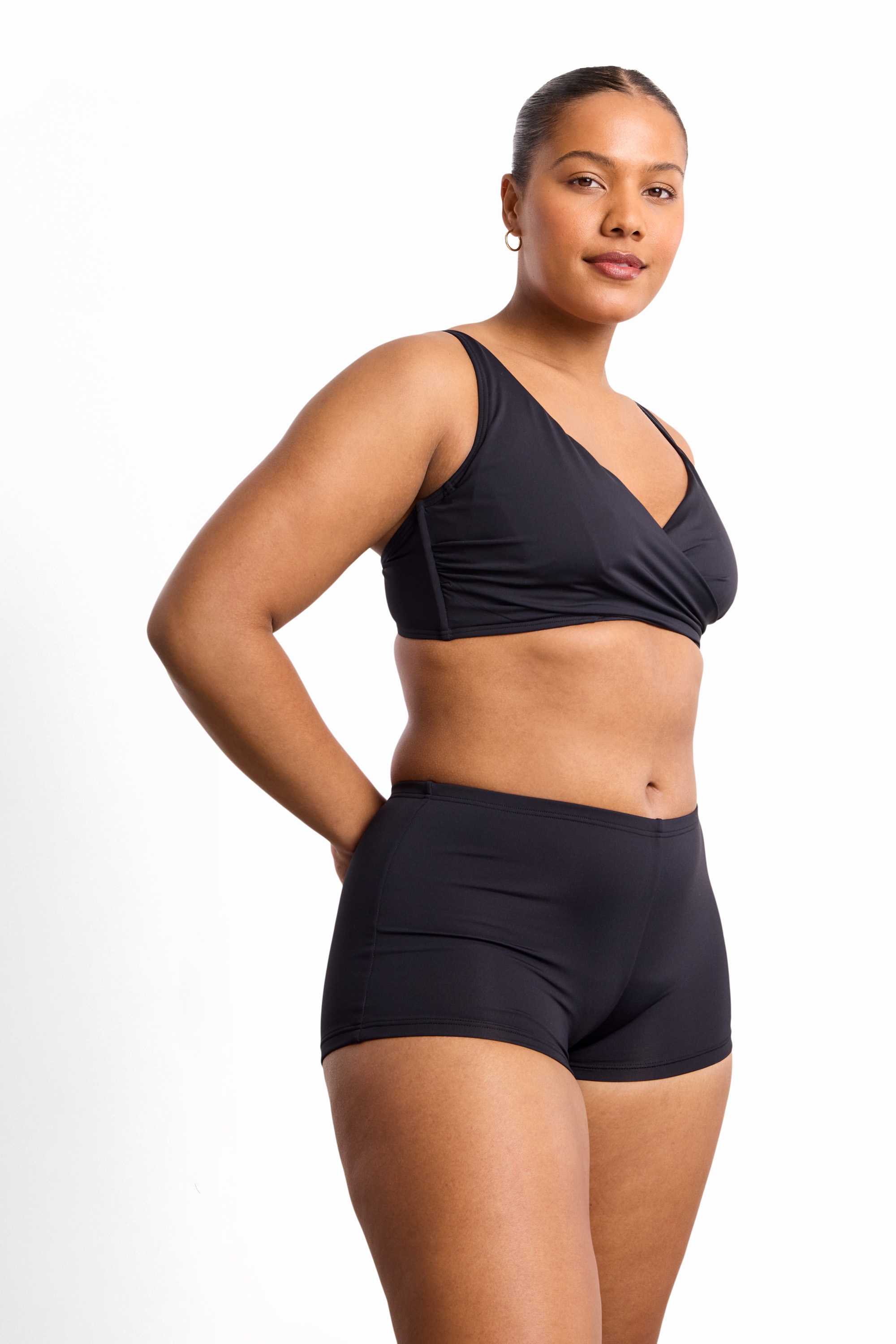 Basix Boyleg Pant-Black