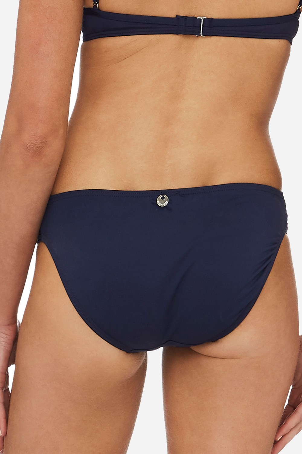 Basix Gathered Side Pant-Ink