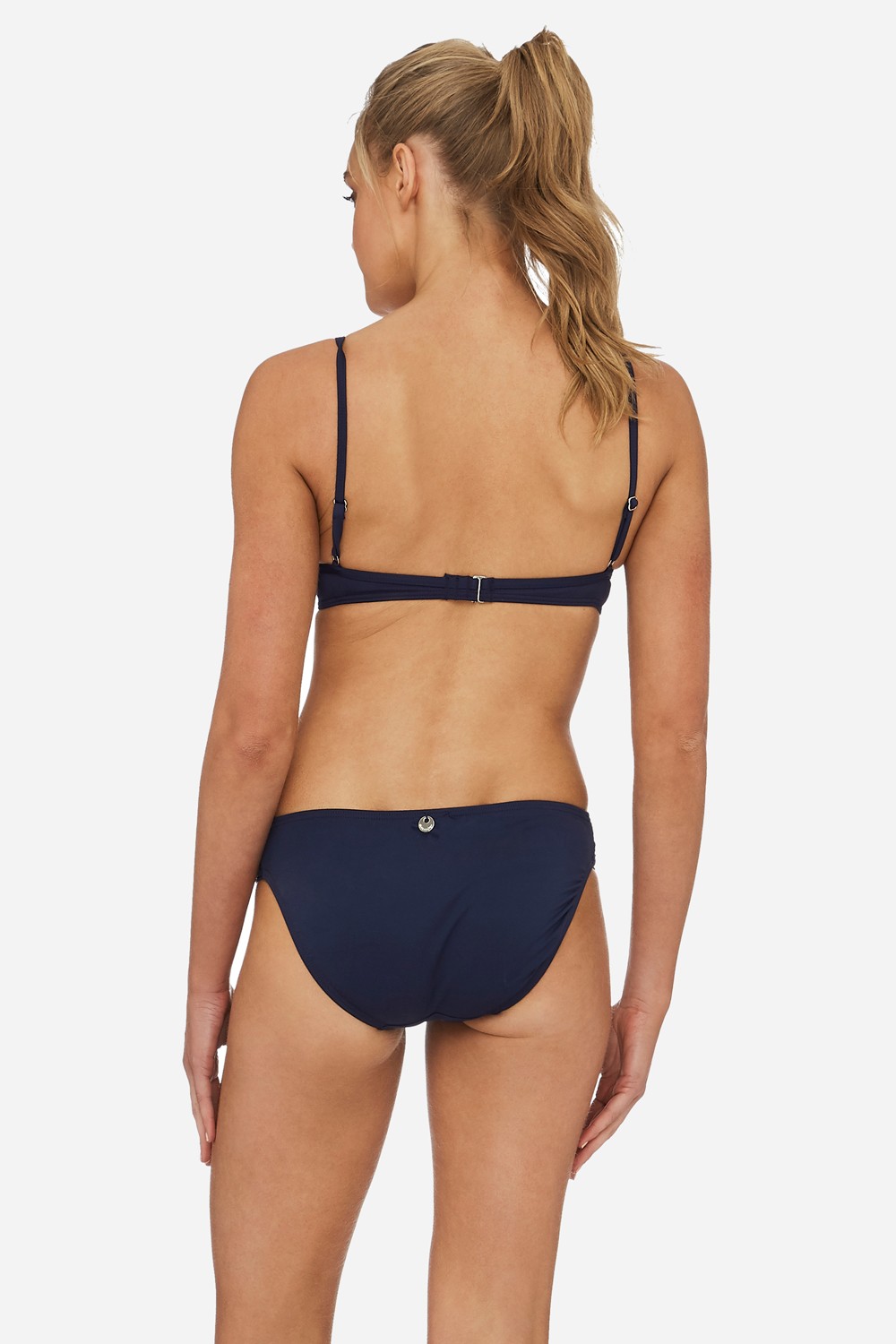 Basix Gathered Side Pant-Ink