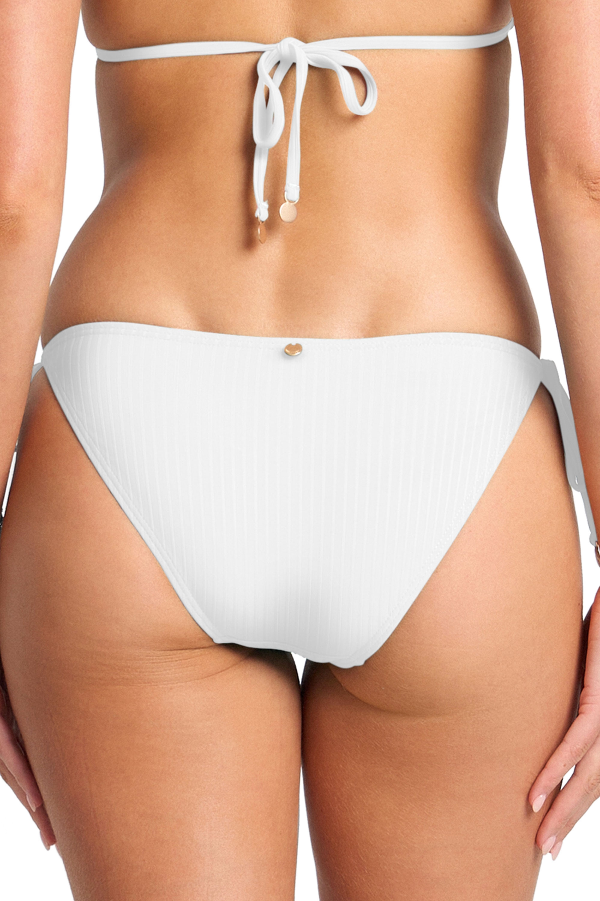 Reset Mini Tie Side Pant-White