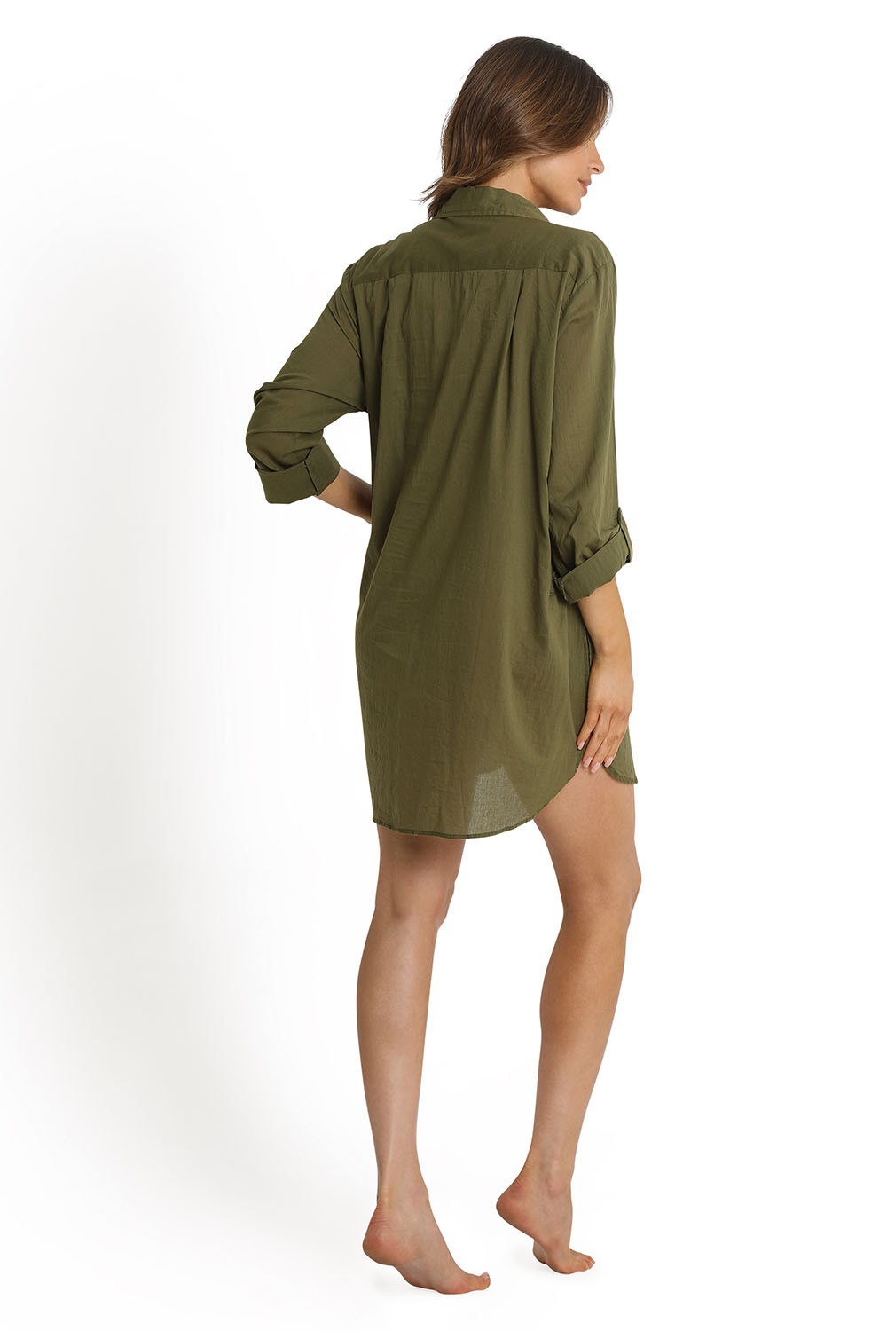 Basix Classic Painter Shirt-Khaki